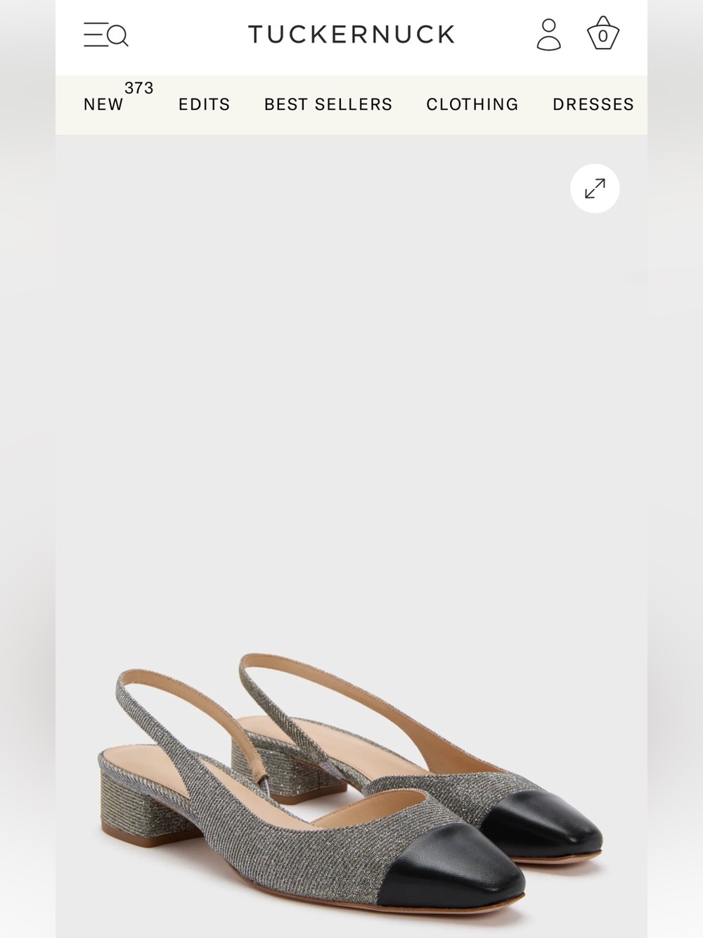 New In Box Veronica Beard Cecile Slingback Tuckernuck 39.5